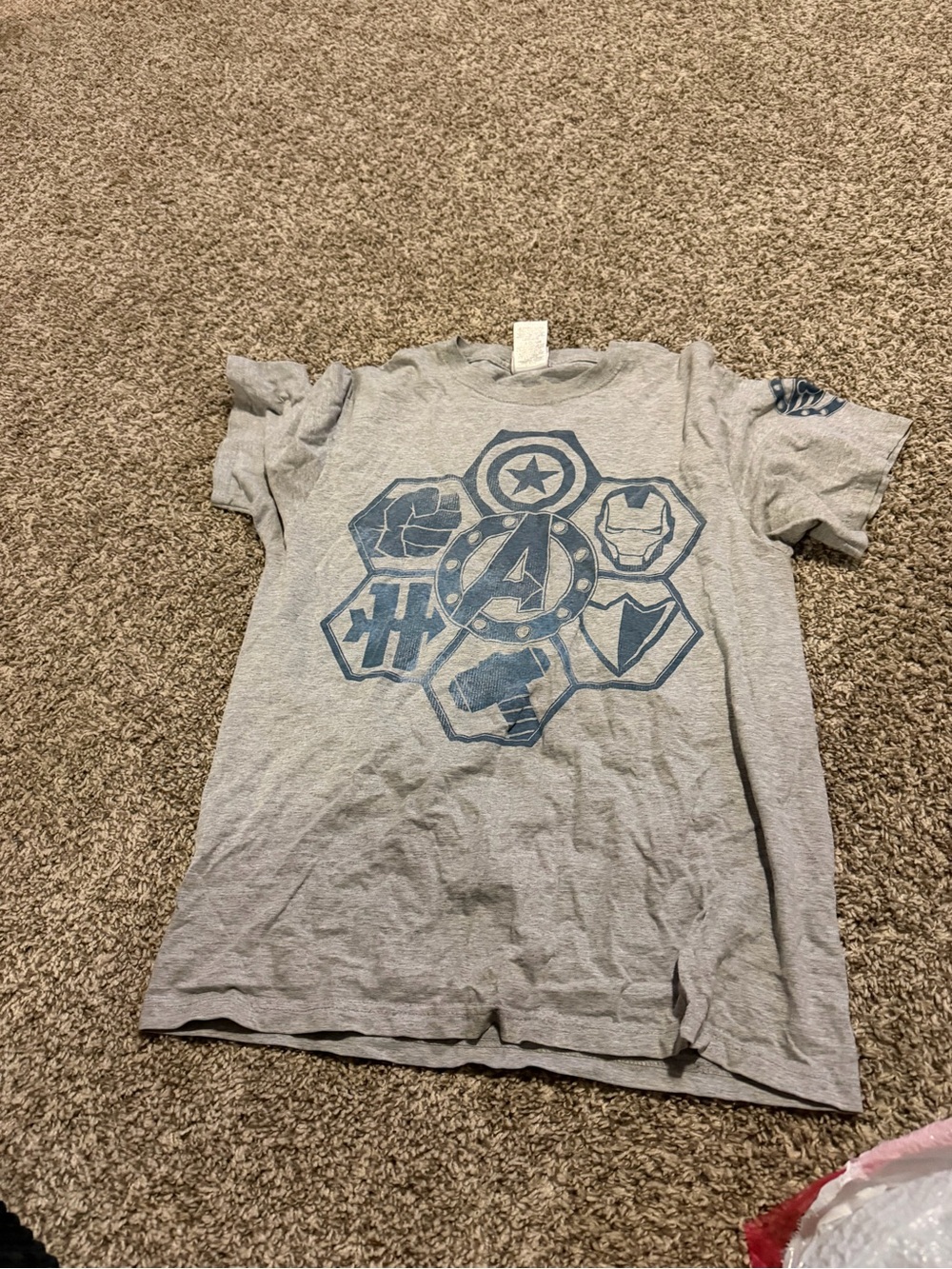 Avengers Graphic Tee for Kids - Heather Gray